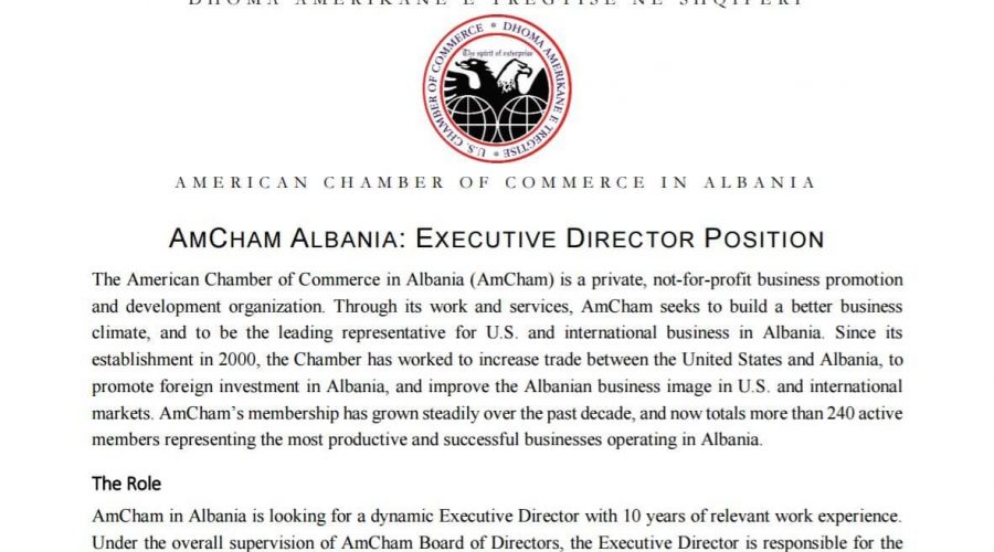 AmCham Executive Director position
