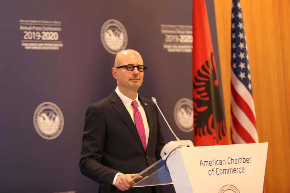 ENIO JAÇO, PRESIDENT I DHOMËS AMERIKANE TË TREGTISË INTERVISTË PËR EURONEWS ALBANIA