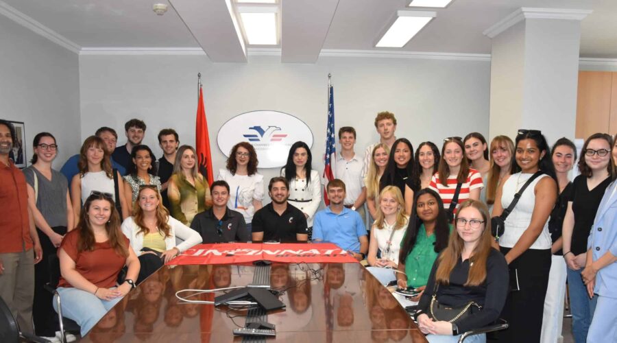 University of Cincinnati Students Meet with AmCham Albania Leaders (3)