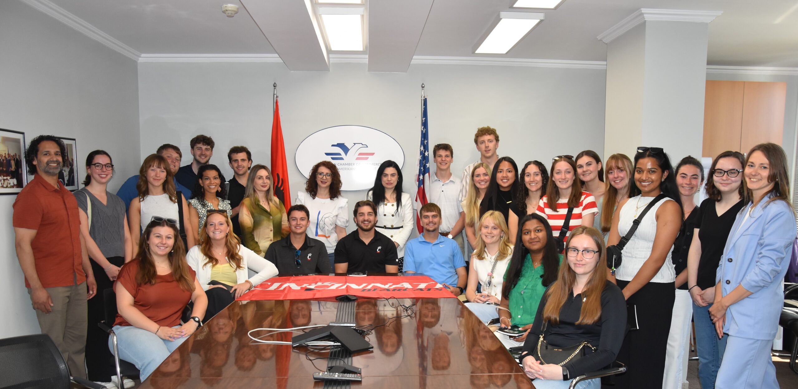 University of Cincinnati Students Meet with AmCham Albania Leaders (3)